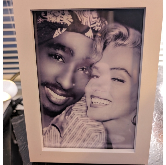 Marilyn Monroe and Tupac Original Wall Art Framed 5x7 choice - Picture 2 of 5